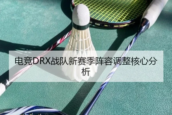 电竞DRX战队新赛季阵容调整核心分析